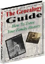 Product picture THE GENEOLOGY GUIDE - TRACE YOUR FAMILY TREE - HISTORY